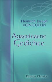 Cover of: Auserlesene Gedichte