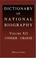 Cover of: Dictionary of National Biography