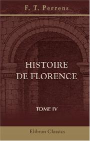 Cover of: Histoire de Florence: Tome 4