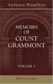 Cover of: Memoirs of Count Grammont by Count Anthony Hamilton