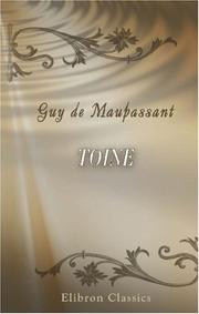 Cover of: Toine by Guy de Maupassant