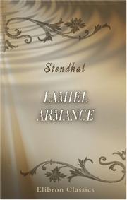Cover of: Lamiel. Armance