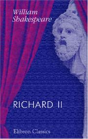 Cover of: Richard II by William Shakespeare