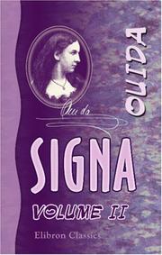 Cover of: Signa by Ouida