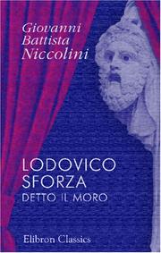 Cover of: Lodovico Sforza, detto il Moro: Tragedia