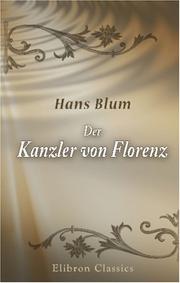 Cover of: Der Kanzler von Florenz