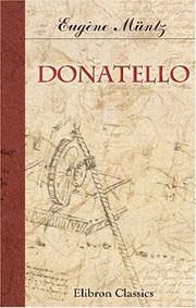 Cover of: Donatello by Eugène Müntz