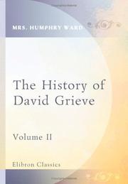 Cover of: The History of David Grieve: Volume 2