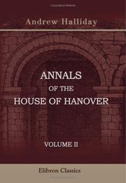 Cover of Annals of the House of Hanover