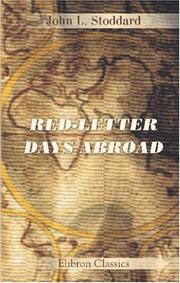 Cover of: Red-Letter Days Abroad