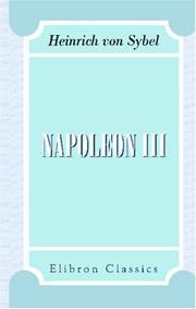 Napoleon III by Heinrich von Sybel