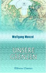 Cover of: Unsere Grenzen