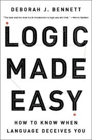 Cover of: Logic Made Easy by Deborah J. Bennett