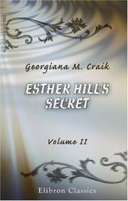 Cover of: Esther Hill\'s Secret: Volume 2