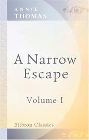 Cover of: A Narrow Escape | Annie Thomas