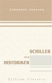 Cover of: Schiller als Historiker by Johannes Janssen
