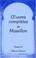 Cover of: uvres complètes de Massillon