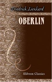 Cover of: Oberlin: Roman aus der Revolutionszeit im Elsaß