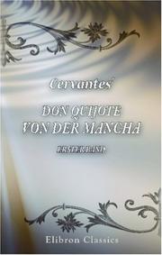 Cover of Cervantes\' Don Quijote von der Mancha