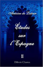 Cover of: Études sur l\'Espagne: Séville et l\'Andalousie. Tome 2