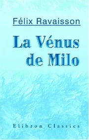 Cover of: La Vénus de Milo