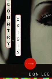 Cover of: Country of origin by Lee, Don