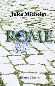 Cover of: Rome by Jules Michelet