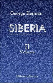 Cover of: Siberia by George Kennan