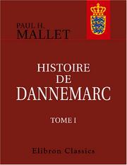 Cover of: Histoire de Dannemarc by Paul Henri Mallet
