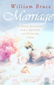 Cover of: Marriage by William Bruce