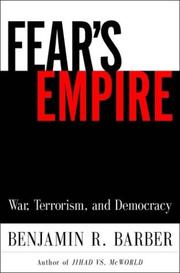 Cover of: Fear's empire: war, terrorism, and democracy