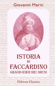 Cover of: Istoria di Faccardino, grand-Emir dei Drusi