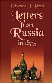 Cover of: Letters from Russia in 1875