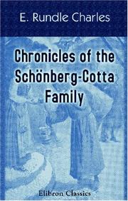 Cover of: Chronicles of the Schönberg-Cotta Family by Elizabeth Rundle Charles