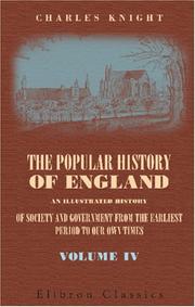Cover of: The popular history of England