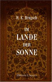 Cover of: Im Lande der Sonne: Wanderungen in Persien