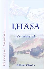 Cover of: Lhasa by Perceval Landon, Perceval Landon