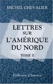 Cover of: Lettres sur l\'Amérique du Nord: Tome 2