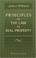 Cover of: Principles of the Law of Real Property