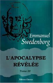 Cover of: L\'Apocalypse révélée: Tome 3, N 753-962
