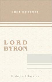 Lord Byron by Emil Koeppel