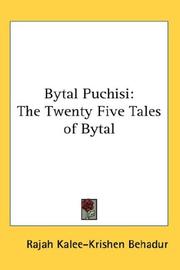 Cover of: Bytal Puchisi by Rajah Kalee-Krishen Behadur