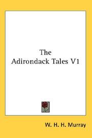 Cover of: The Adirondack Tales V1