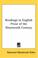 Cover of: Readings in English Prose of the Nineteenth Century