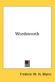 Cover of: Wordsworth