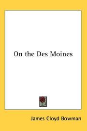 Cover of On the Des Moines