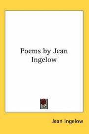 Cover of: Poems by Jean Ingelow | Jean Ingelow