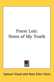 Cover of: Pierre Loti by Samuel Viaud