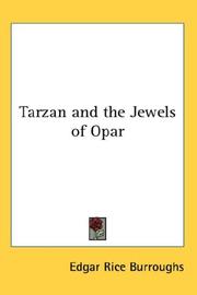 Cover of: Tarzan and the Jewels of Opar by Edgar Rice Burroughs