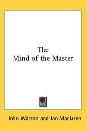 Cover of: The Mind of the Master